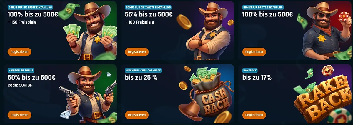 RingoSpin Casino Boni und Aktionen